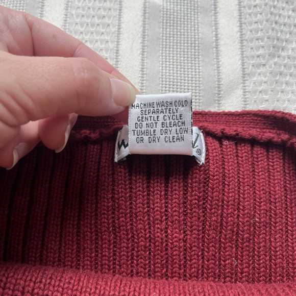 Vintage Wet Seal Y2K Ribbed Red Halter Top Size XS Boho Festival Crop Tank Top - Picture 5 of 12